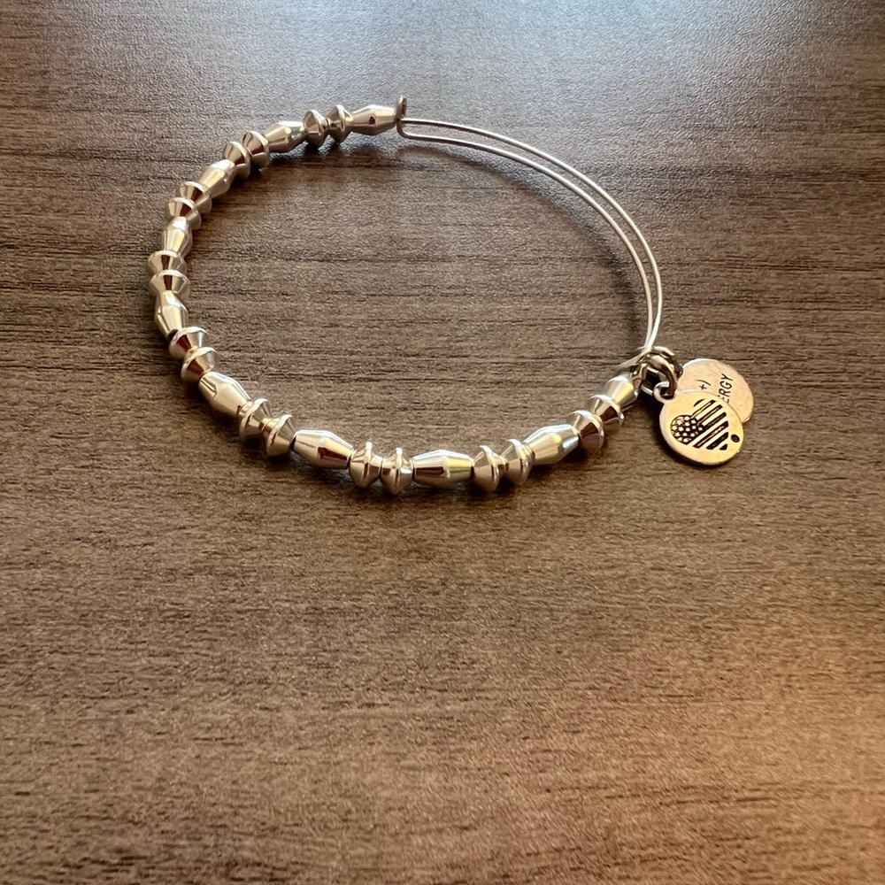Alex and Ani Silver Beaded Bracelet - Picture 2 of 5